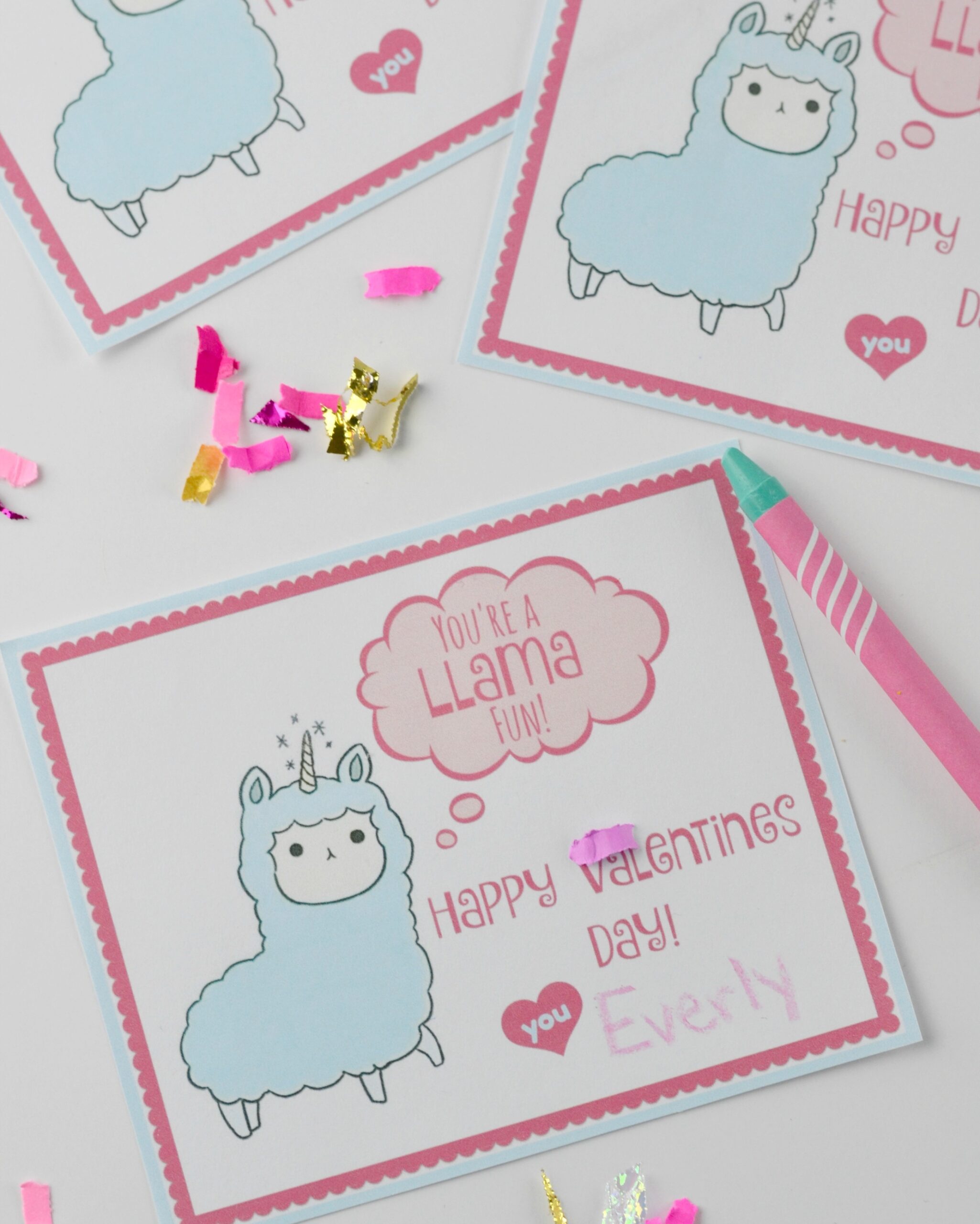 Printable Preschool Valentines Cards