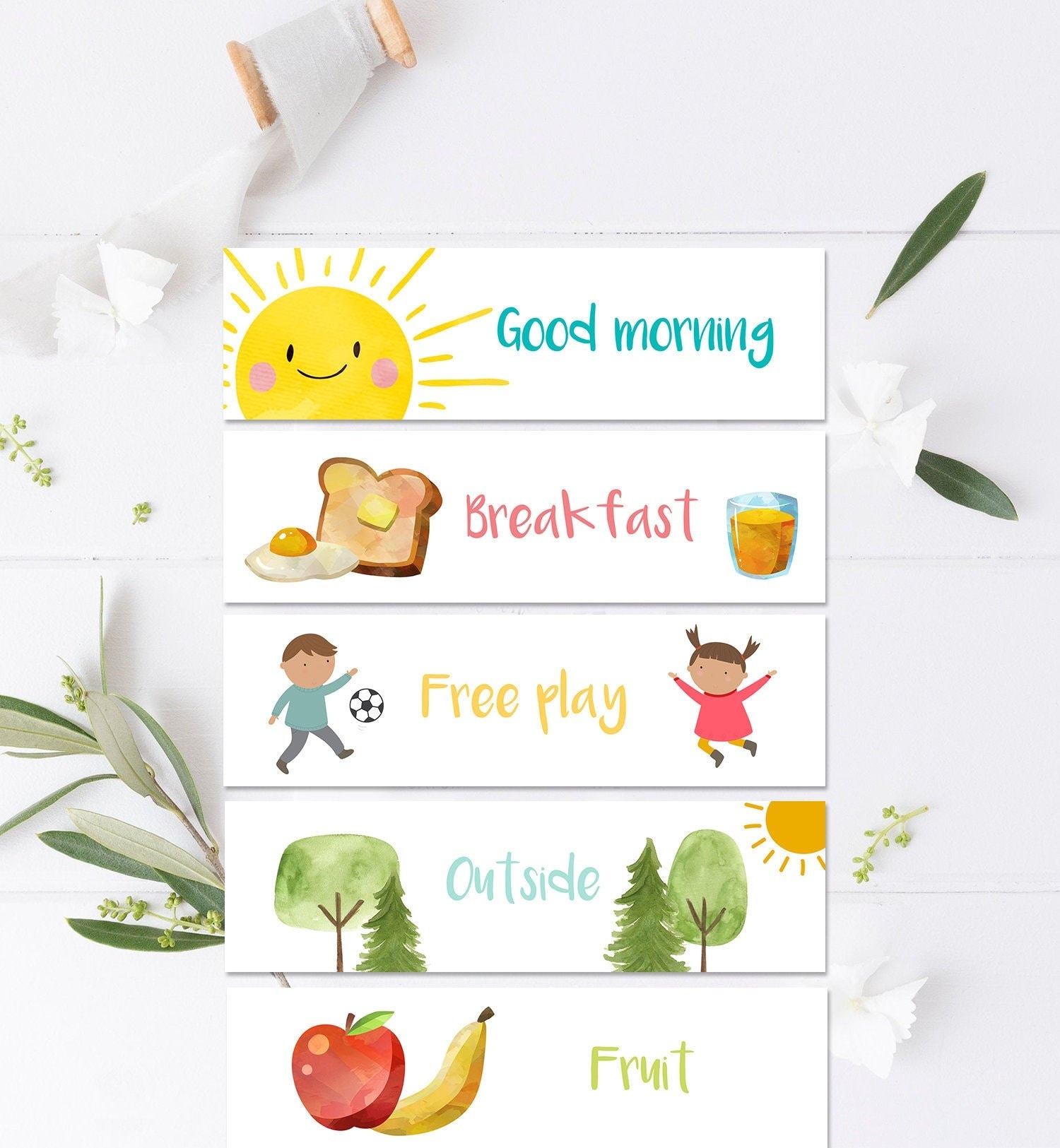 Printable Schedule Preschool
