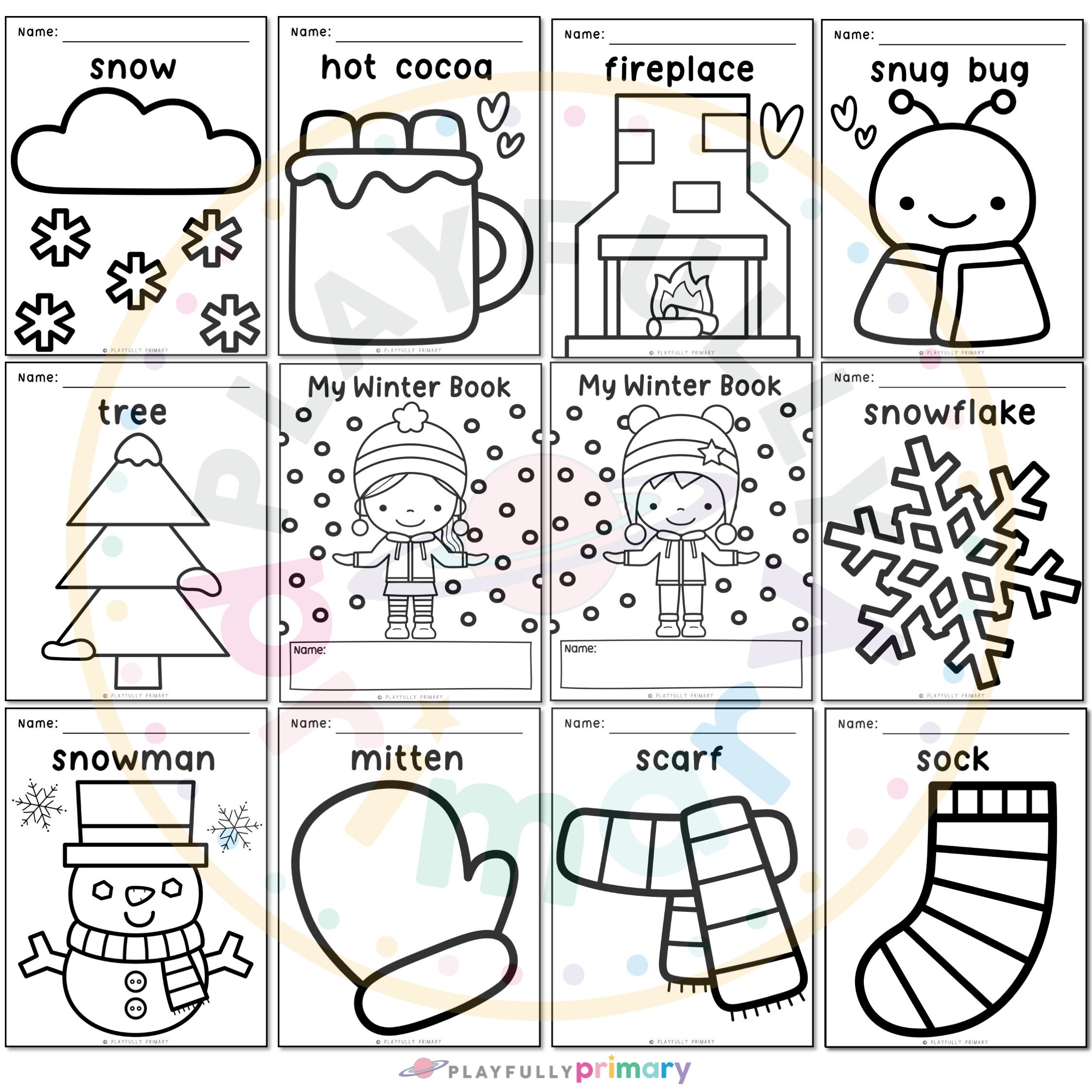 Winter Crafts For Kids Classroom Printable Kindergarten