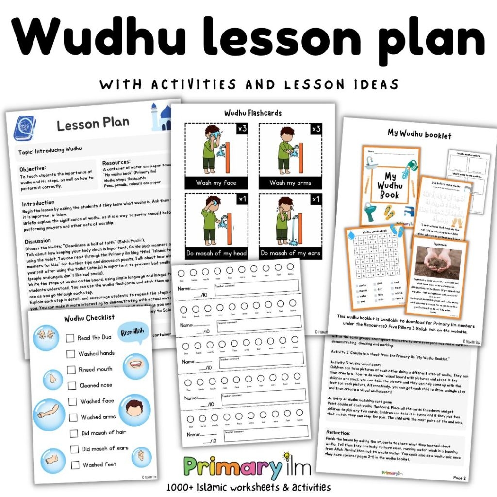 Wudhu Steps Primary Ilm