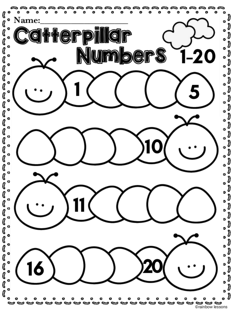 1 20 Worksheets For Preschoolers – Numbers 1-20 Worksheets | Spring Math Worksheets – Made By Teachers 1 20 Worksheets For Preschoolers - Numbers 1-20 Worksheets | Spring Math Worksheets - Made By Teachers