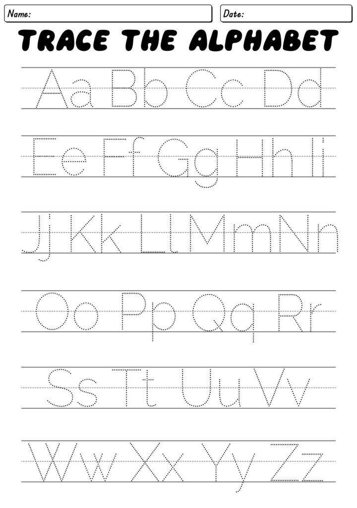 14 Alphabet Writing Worksheets For Preschoolers - Free PDF at ...