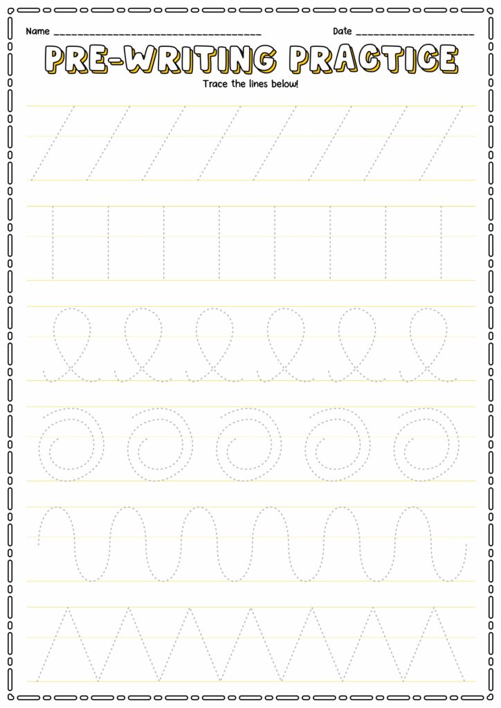 14 Best Images of Writing Practice Worksheets For Preschool – Free … 14 Best Images of Writing Practice Worksheets For Preschool - Free ...