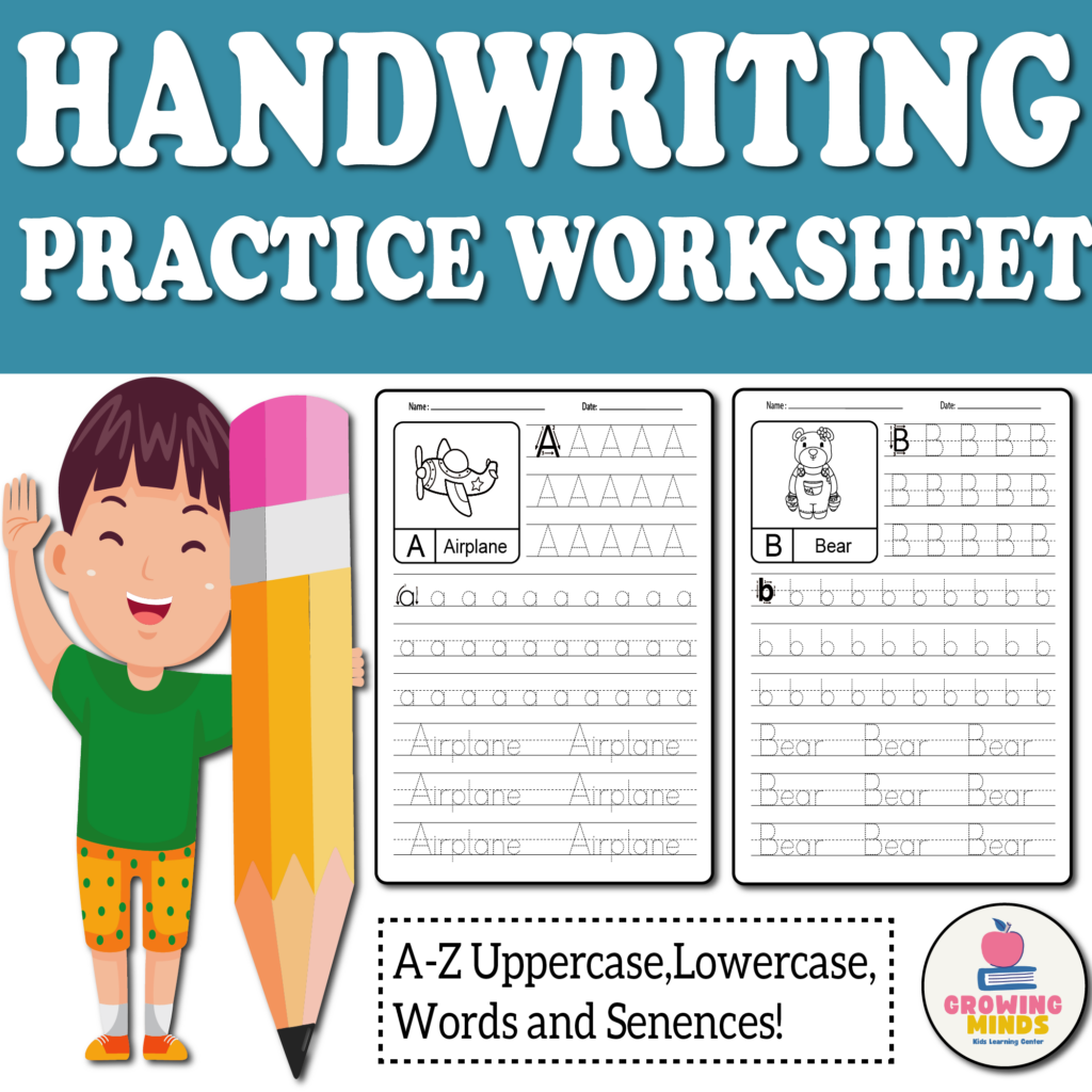 Alphabet ABC Handwriting Practice worksheet |Tracing Alphabet & Phrases … Alphabet ABC Handwriting Practice worksheet |Tracing Alphabet & Phrases ...