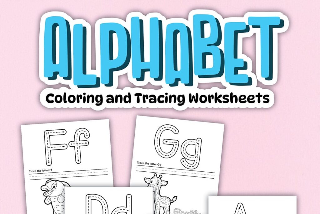 Alphabet Coloring And Tracing Worksheets Alphabet Coloring And Tracing Worksheets
