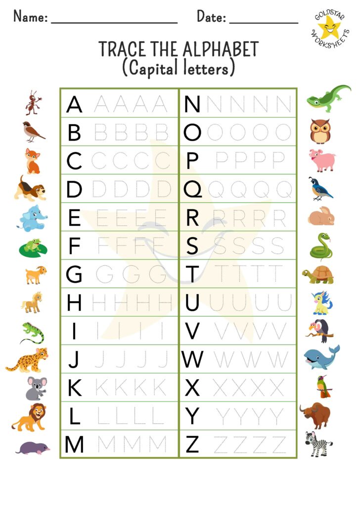 Alphabet Letter Tracing Worksheets Free Alphabet Letter Tracing Worksheets Free