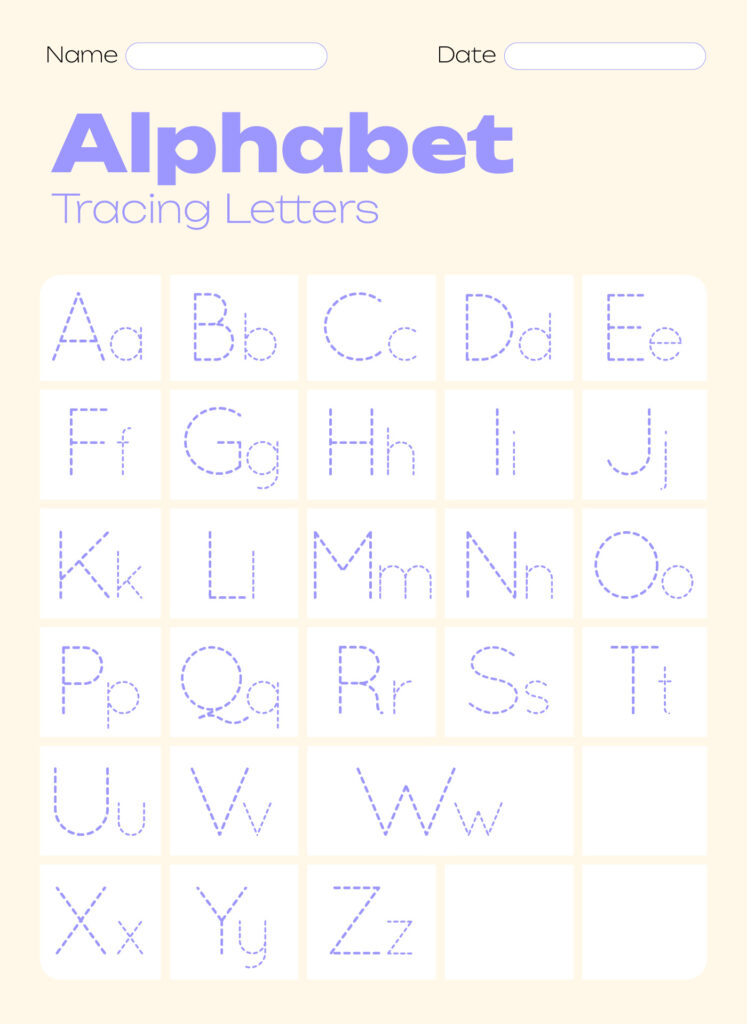 Alphabet Tracing Letters - 20 Free PDF Printables | Printablee - Online ...