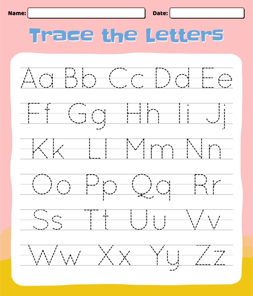 Alphabet Tracking Sheet Printable | Fanny Printable Alphabet Tracking Sheet Printable | Fanny Printable
