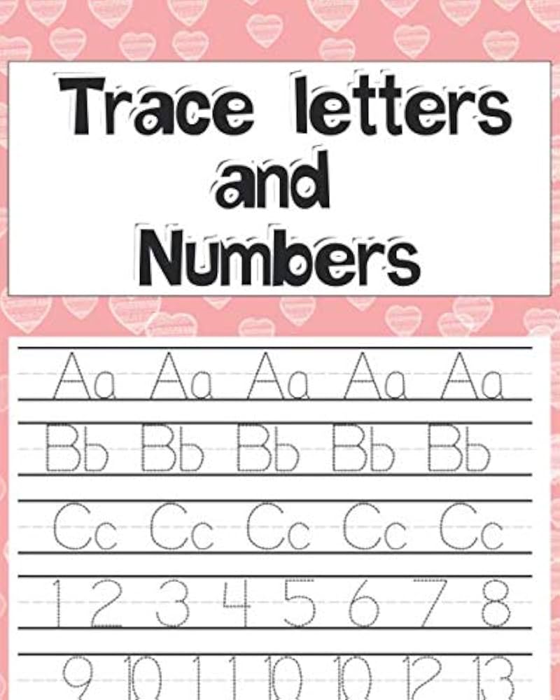 Childrens Tracing Alphabet Words And Numbers Childrens Tracing Alphabet Words And Numbers