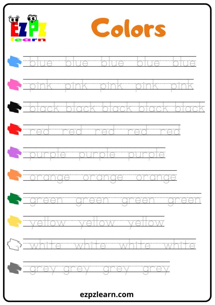Color Words Activity Pages – PrimaryGames.com – Free Printable … Color Words Activity Pages - PrimaryGames.com - Free Printable ...