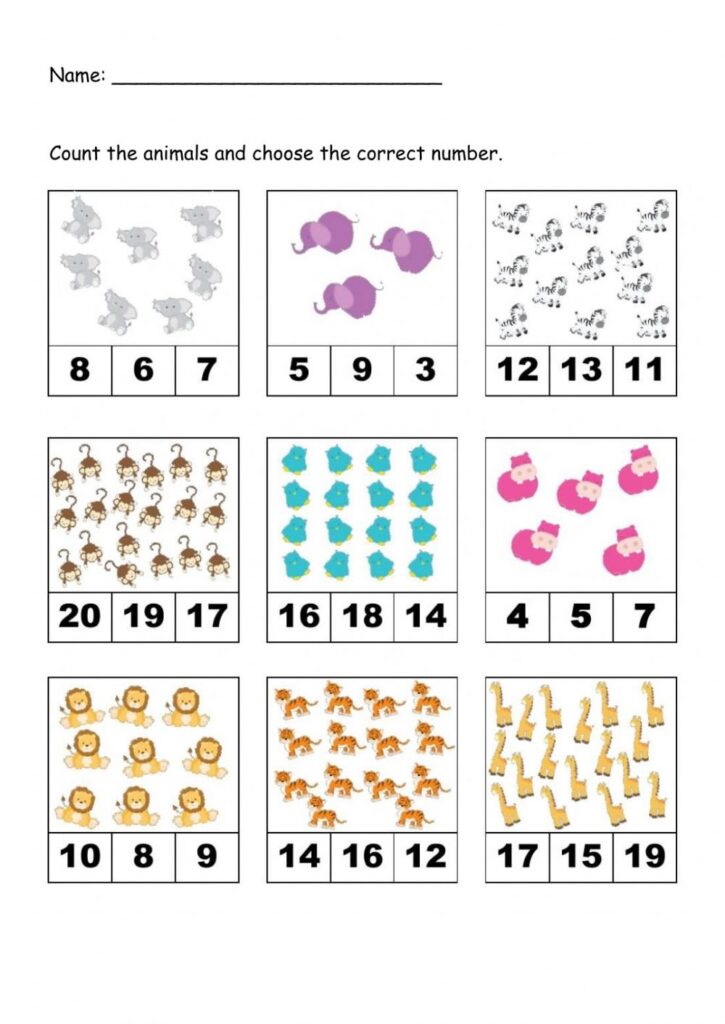 Counting Numbers 1-20 Worksheets – WorksheetsCity Counting Numbers 1-20 Worksheets - WorksheetsCity