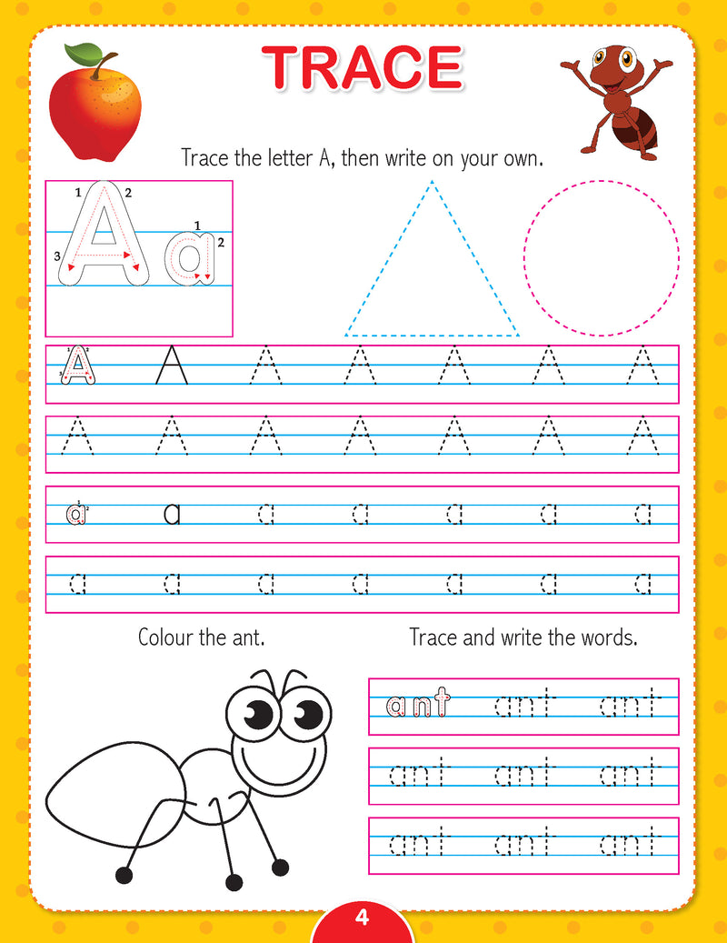 English Worksheet For Pre Nursery - JoGenii | Nursery English Worksheets | Dreamland Publications ...