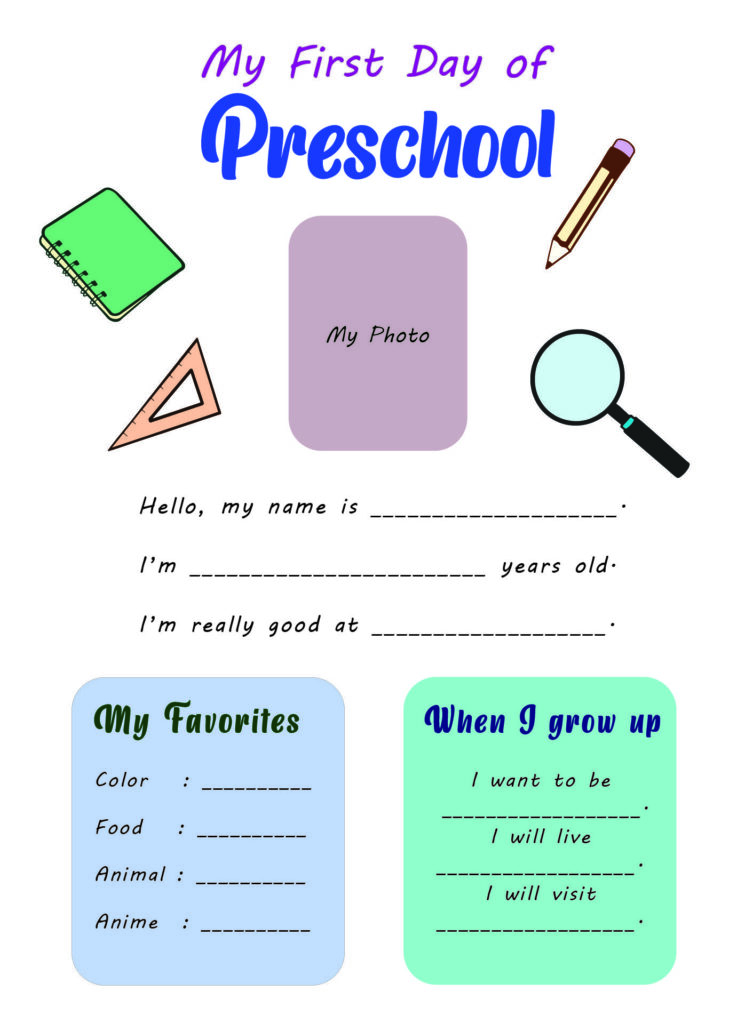 First day of preschool 10 free pdf printables – Artofit First day of preschool 10 free pdf printables – Artofit
