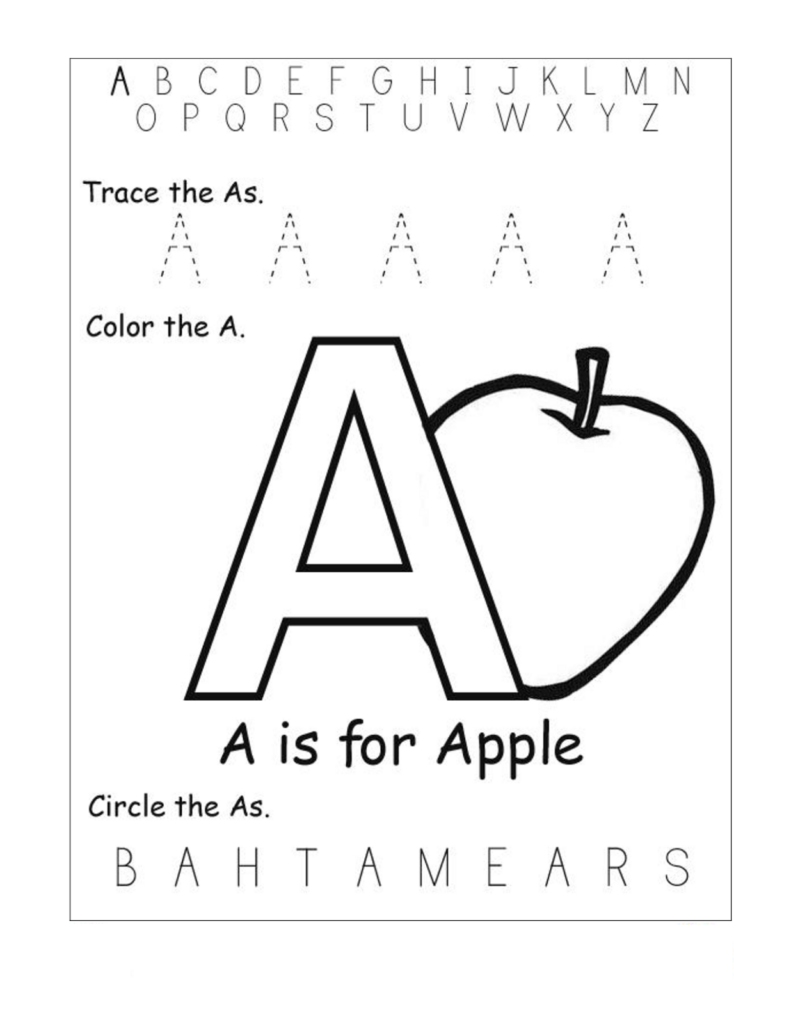 Free ABC Worksheets for Pre K | Activity Shelter Free ABC Worksheets for Pre K | Activity Shelter