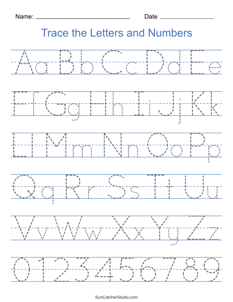 Free Alphabet Tracing Worksheets for Grade 1 – PDF Free Alphabet Tracing Worksheets for Grade 1 - PDF