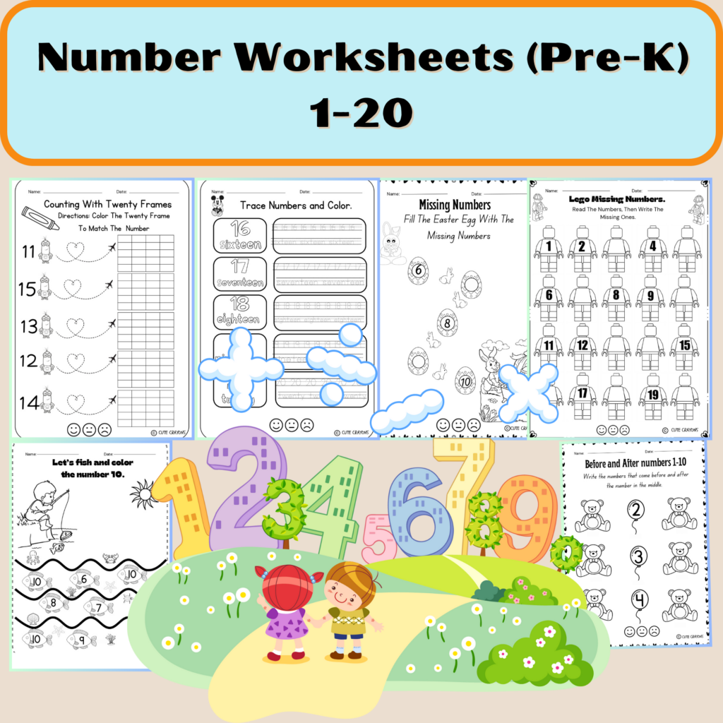 Free Download Worksheets For Pre Nursery - Download and print Pre Kindergarten Math Printable (Free PDF)