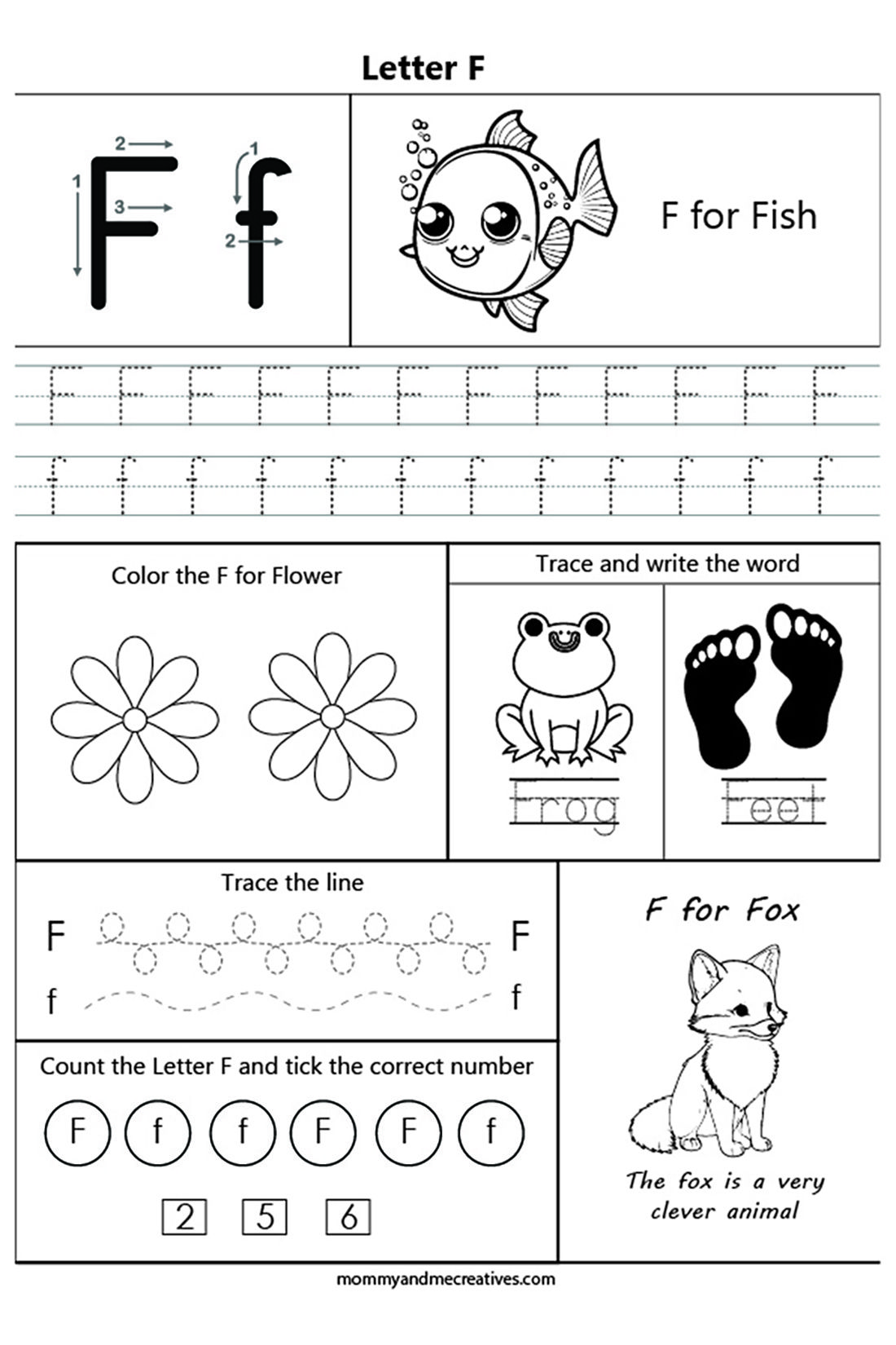 Free F Worksheets For Prek - Free Printable Letter F Activities for Preschoolers
