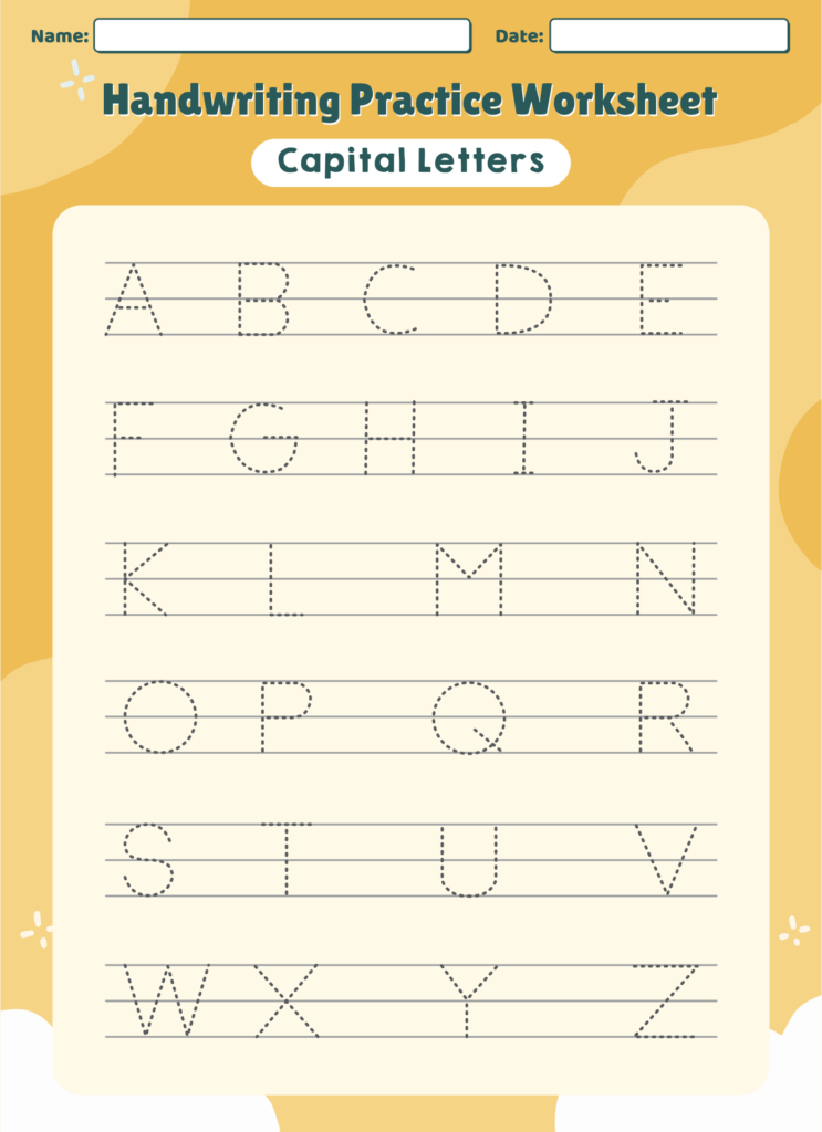 Free Handwriting Practice Worksheets for Kindergarten Fun! - Printable ...