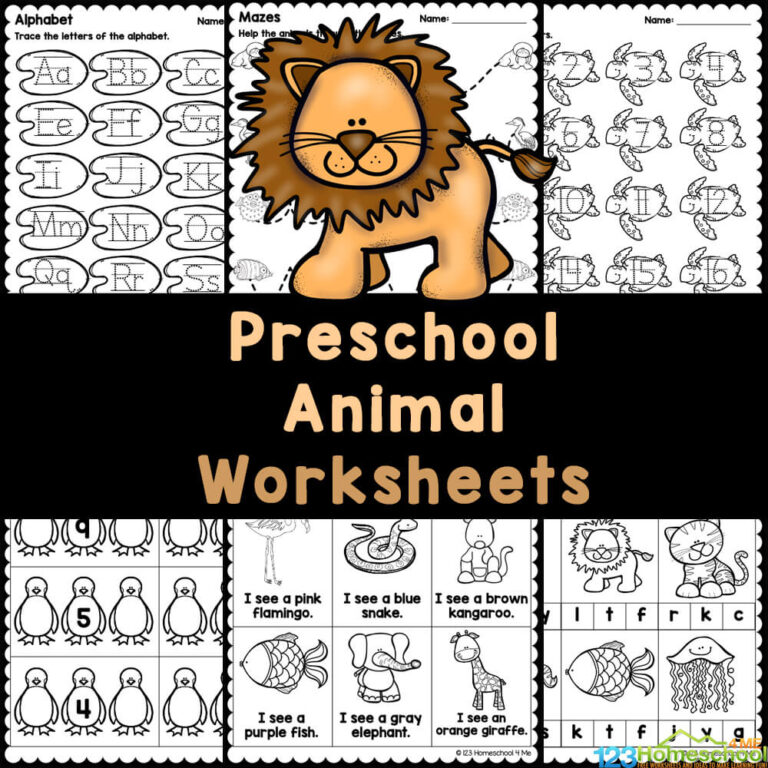 Free Homeschooling Worksheets For Preschoolers - Free Homeschool Printables For Preschoolers Homeschool Preschool