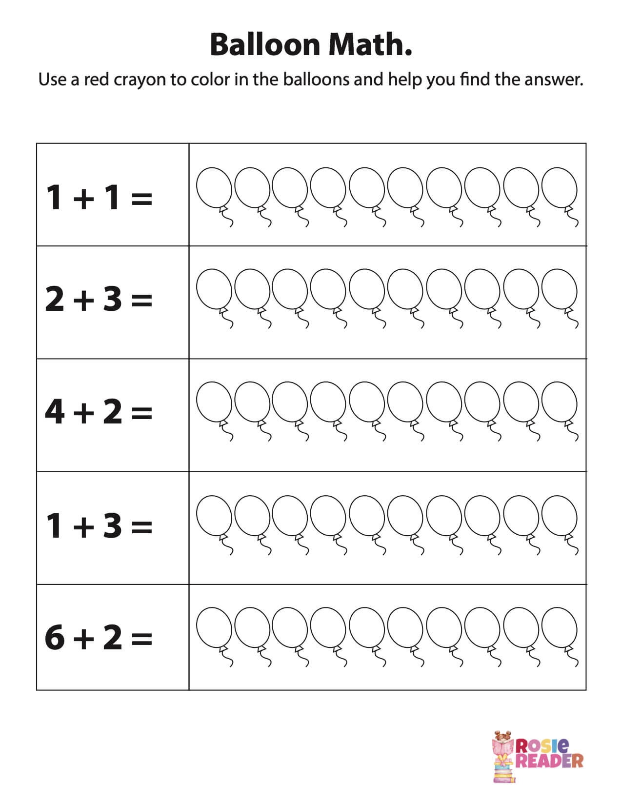 Free Homework Sheets For Preschoolers - Counting Preschool Worksheets - Reading adventures for kids ages 3 ...