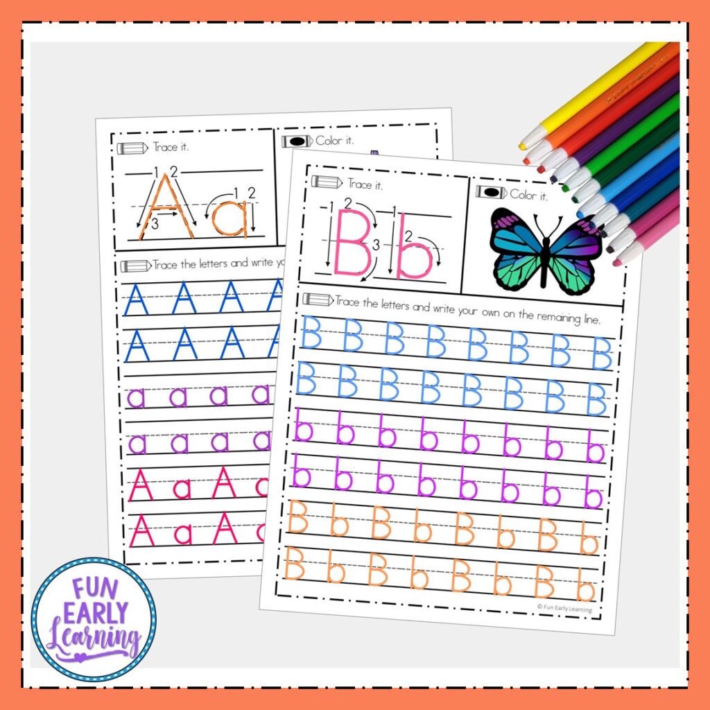 Free Letter Tracing Worksheets – A-Z Handwriting Practice – Fun … Free Letter Tracing Worksheets - A-Z Handwriting Practice - Fun ...