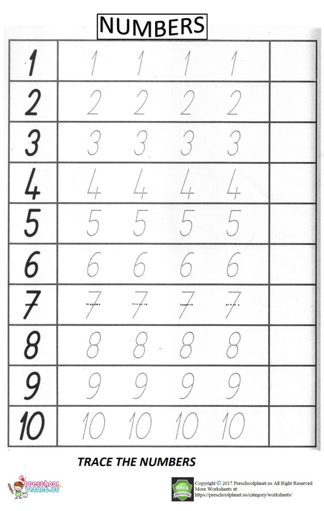 Free Number Tracing Worksheets: Correct Pen Hold Practice!