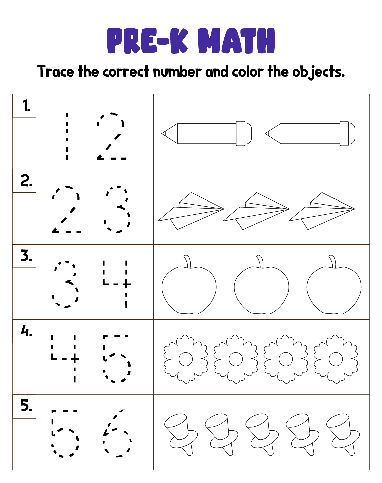 Free Online Worksheets For Pre K - Pre K Worksheets Printable - King Printables