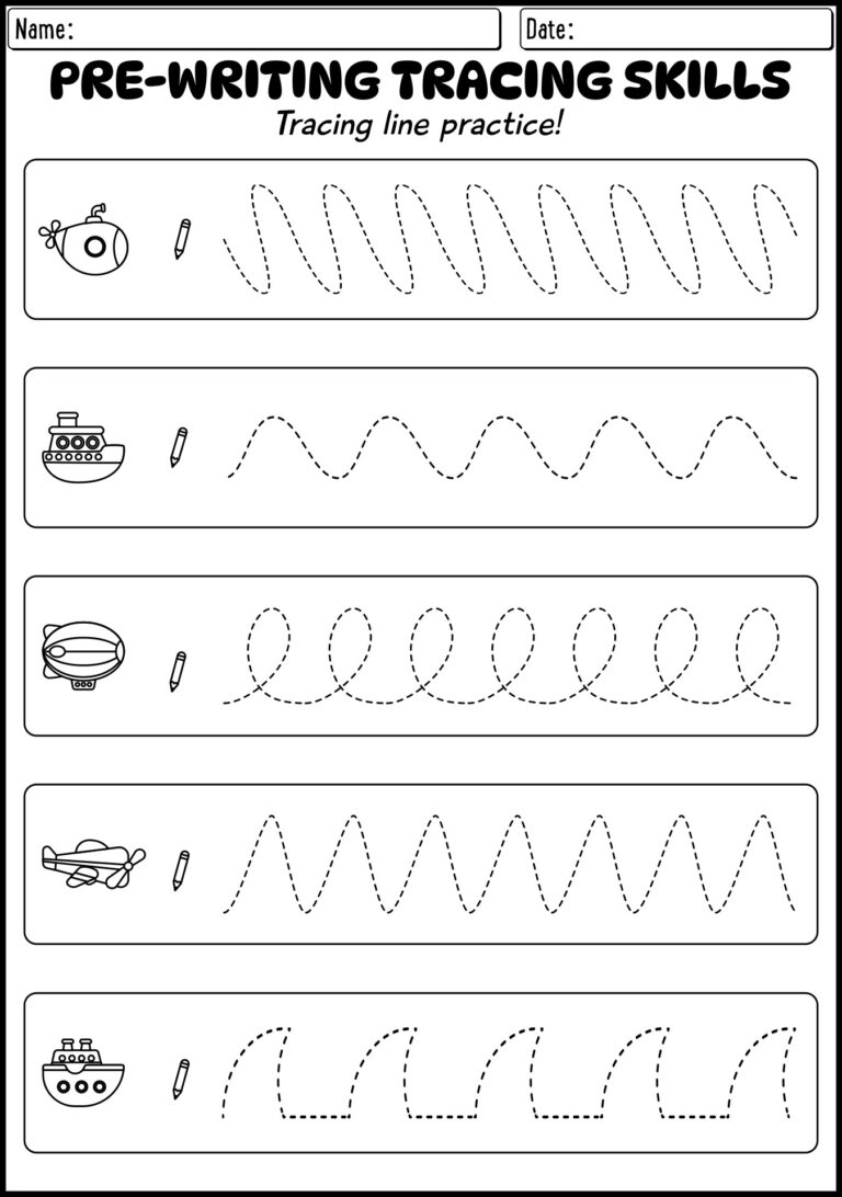 Free Pre Writing Tracing Worksheets - Free Printable Alphabet Tracing Pre Writing Worksheets Pdf - Infoupdate.org