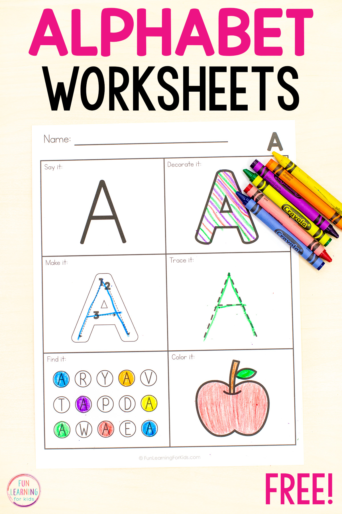 Free Preschool Alphabet Worksheets Print - ️ FREE Free Printable Preschool Worksheets Tracing Letters - Worksheets ...