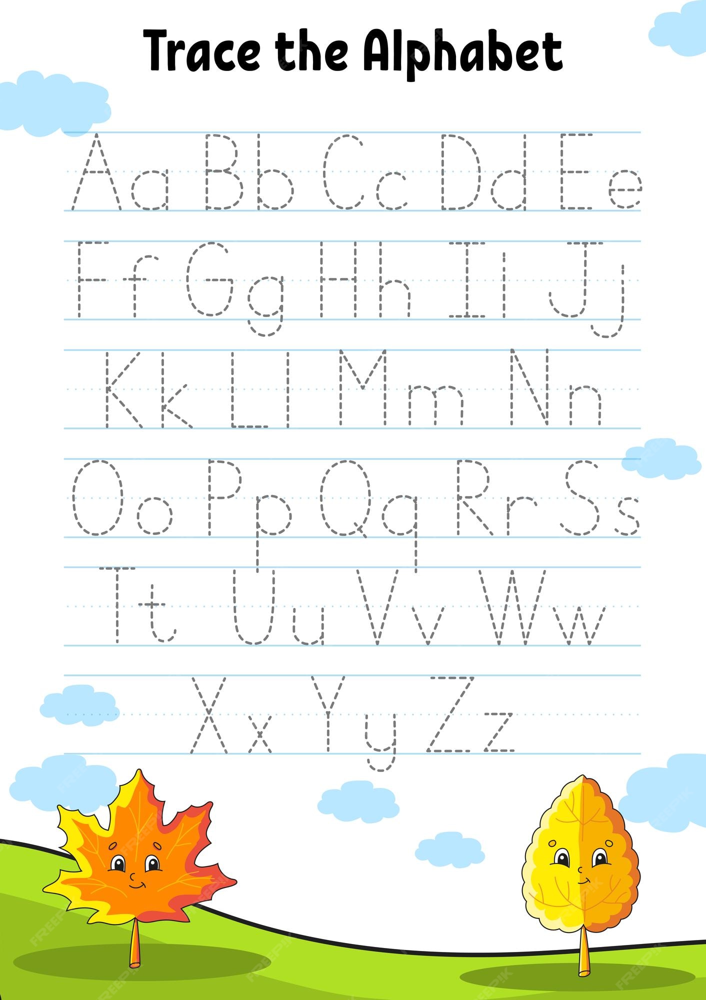 Free Preschool Learning To Write Worksheets - Free Printable Alphabet Handwriting Sheets for Kids and Adults — Anna ...