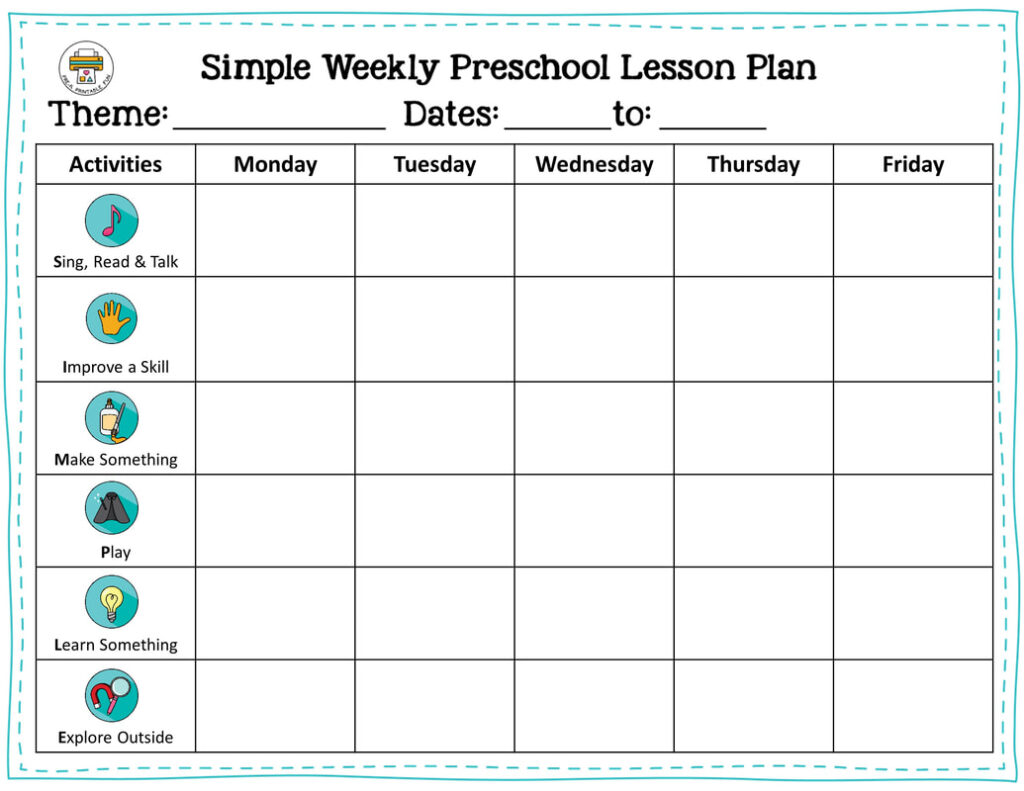 Free Preschool Lesson Planning Resources - Pre-K Printable Fun ...