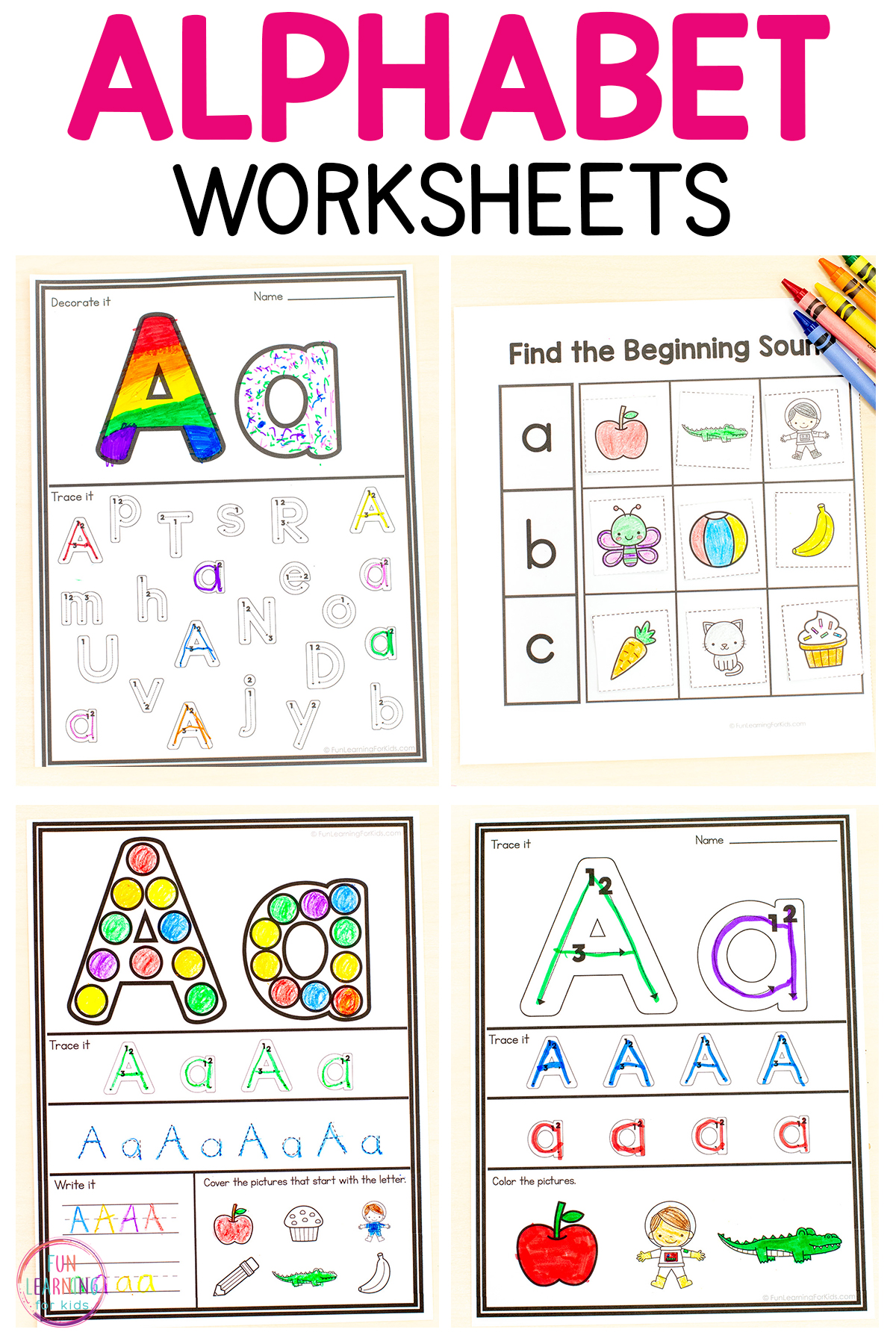 Free Preschool Letter Worksheets Age 3 - Alphabet Printables - Preschool Mom - Worksheets Library