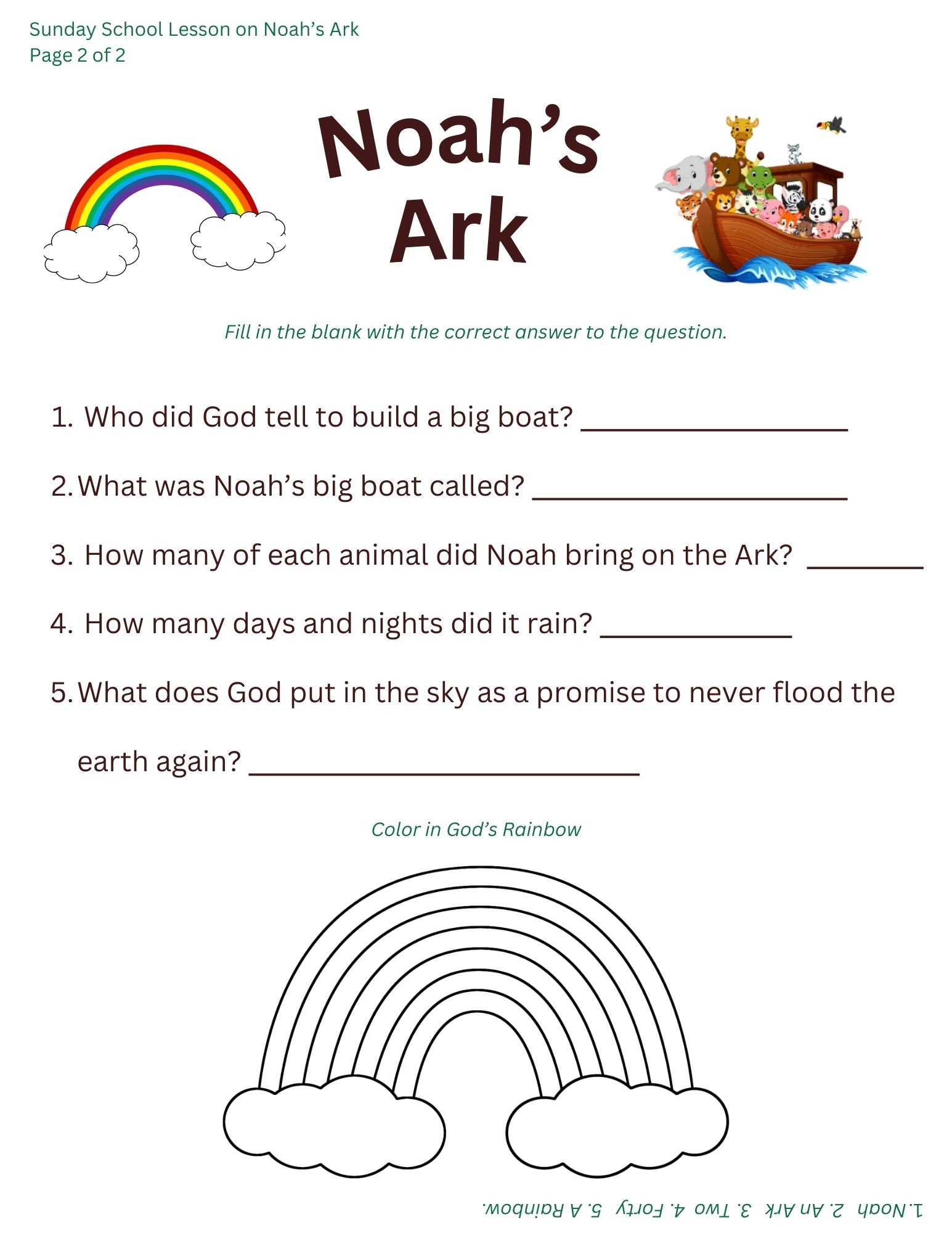 Free Preschool Sunday School Worksheets - Free Printables For Sunday School [2025]