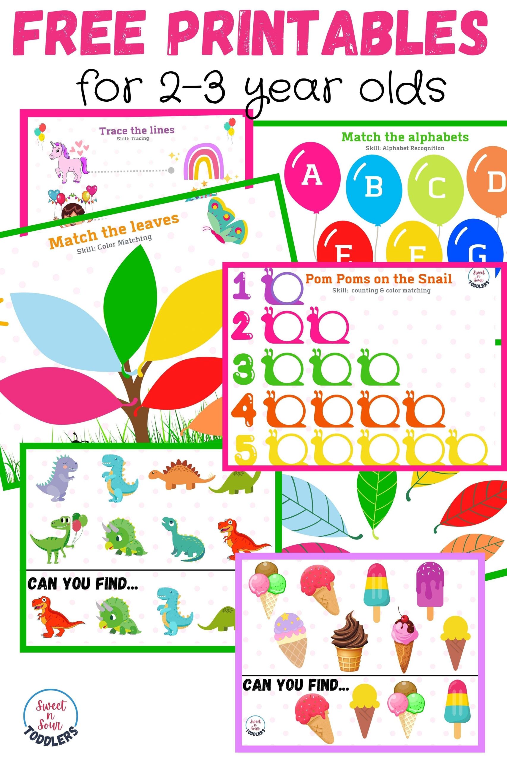 Free Preschool Worksheets For 2 Year Olds - Free Preschool Printables For 2 Year Olds