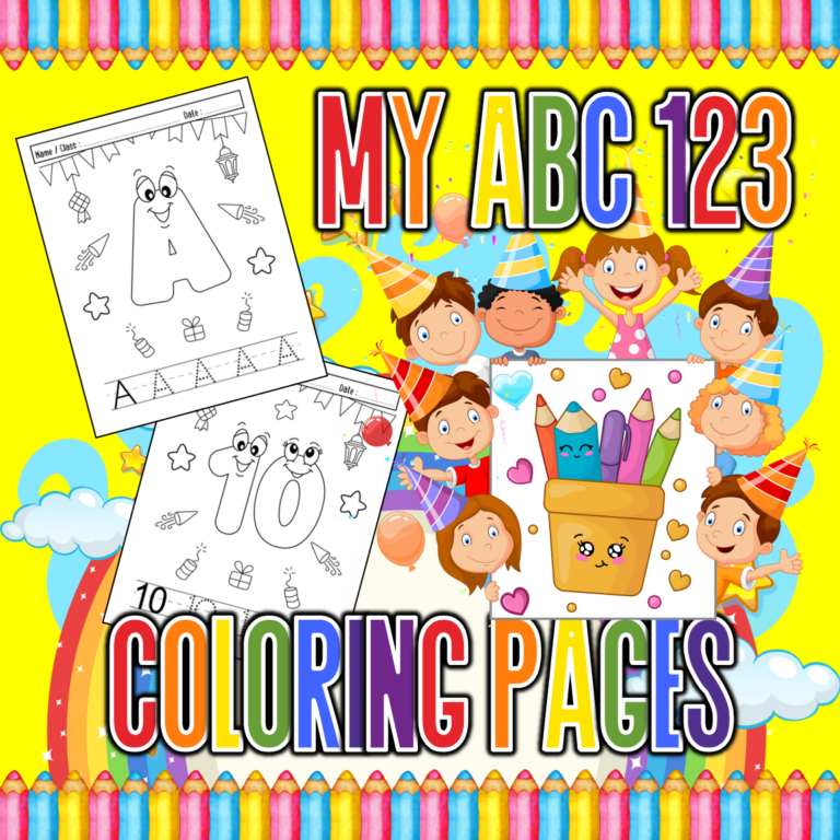 Free Printable Abc And 123 Worksheets - Abc 123 Free Printable Coloring Page