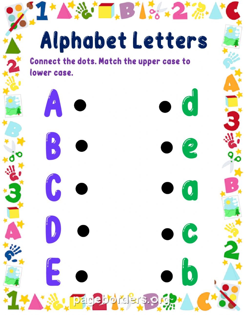 Free Printable Abc Worksheets For Toddlers - Printable Alphabet Worksheets