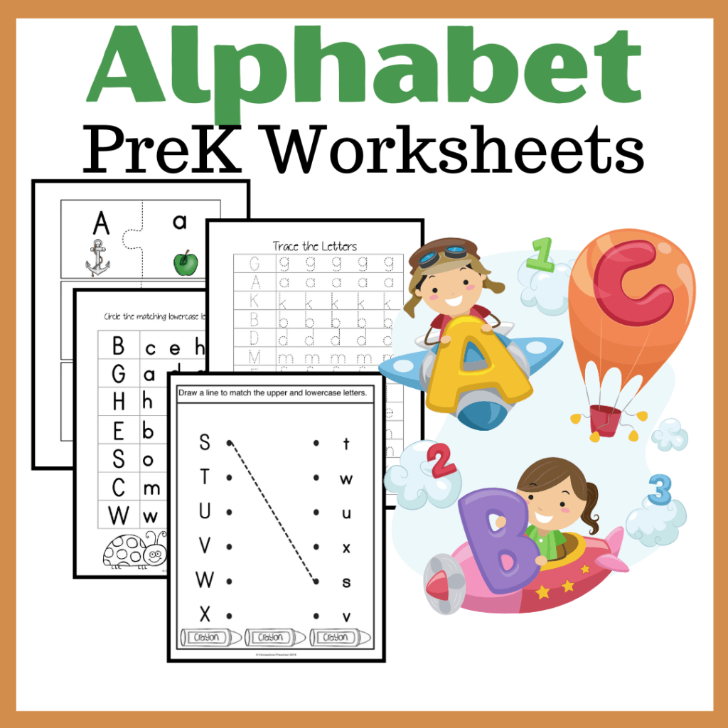 FREE Printable Alphabet Matching Worksheets for Pre-k and Kindergarten … FREE Printable Alphabet Matching Worksheets for Pre-k and Kindergarten ...