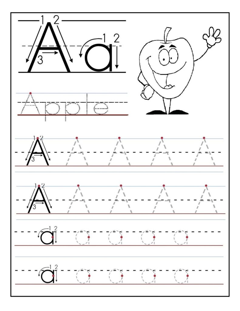Free Printable Alphabet Tracing Worksheets For Preschoolers Free Printable Alphabet Tracing Worksheets For Preschoolers
