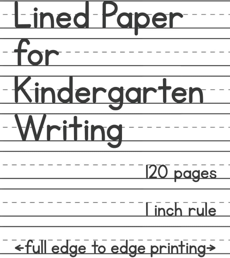Free Printable Blank Kindergarten Writing Paper Free Printable Blank Kindergarten Writing Paper