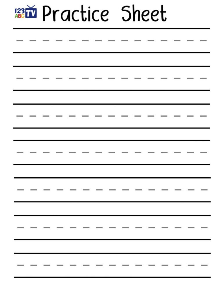Free Printable Blank Tracing Sheets - Blank Letter Tracing Worksheets | Tracing Worksheets