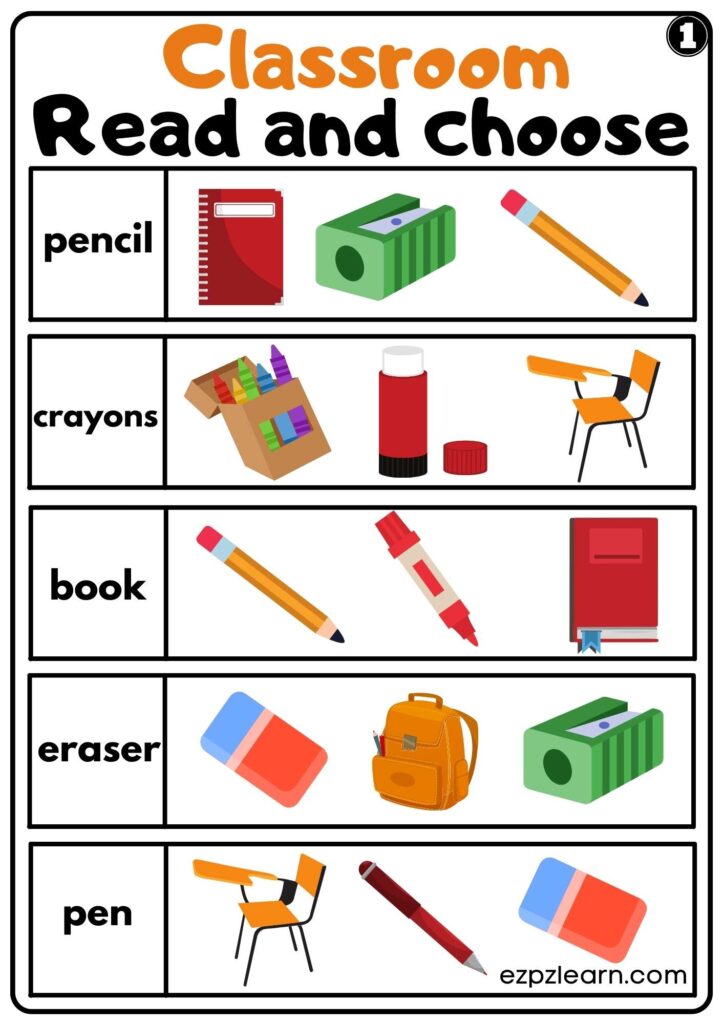 Free Printable Classroom Tools Worksheet For Preschool – Classroom Objects W1 – Worksheet Digital – Worksheets Library Free Printable Classroom Tools Worksheet For Preschool - Classroom Objects W1 - Worksheet Digital - Worksheets Library