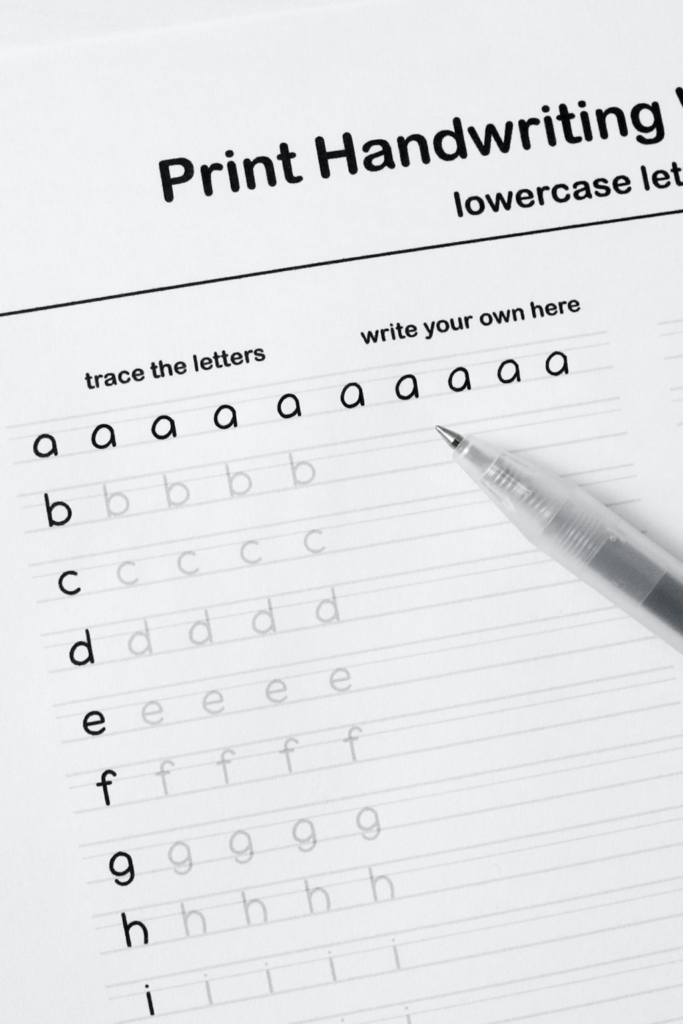 Free Printable Handwriting Worksheets Pdf - Printable Worksheets