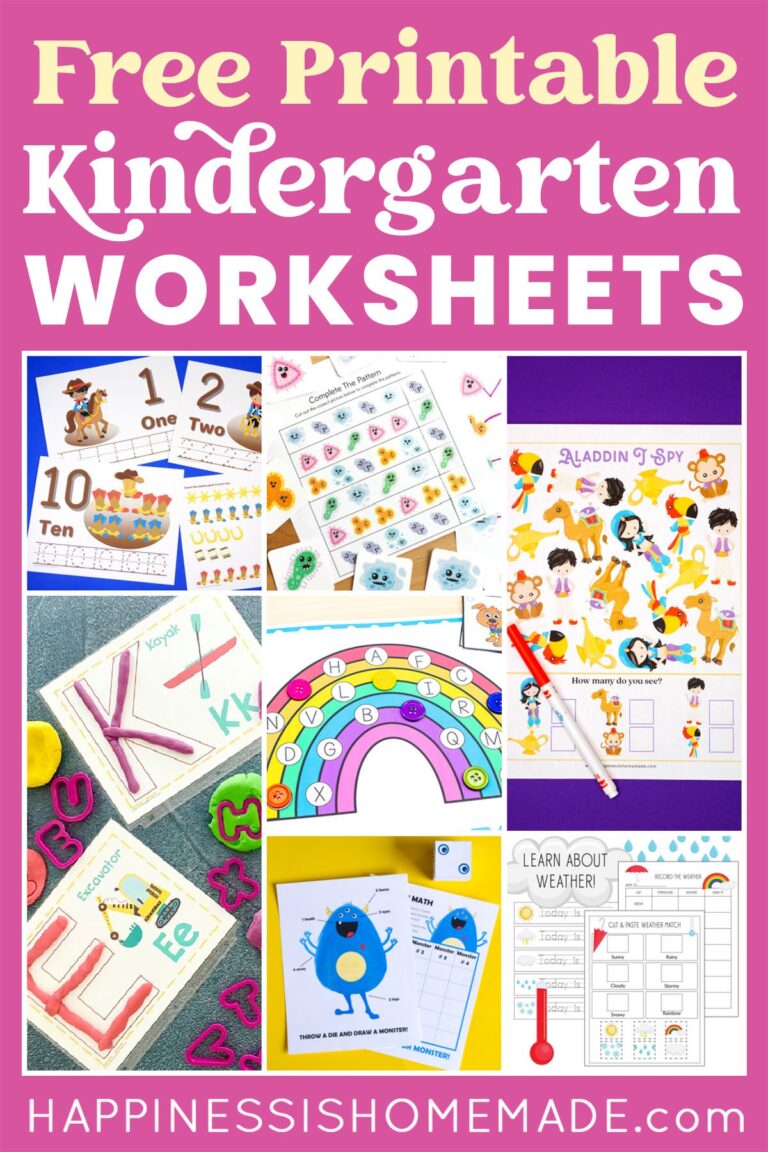 Free Printable Kindergarten Prep Worksheets - Free kindergarten practice worksheet free printable, Download Free ...