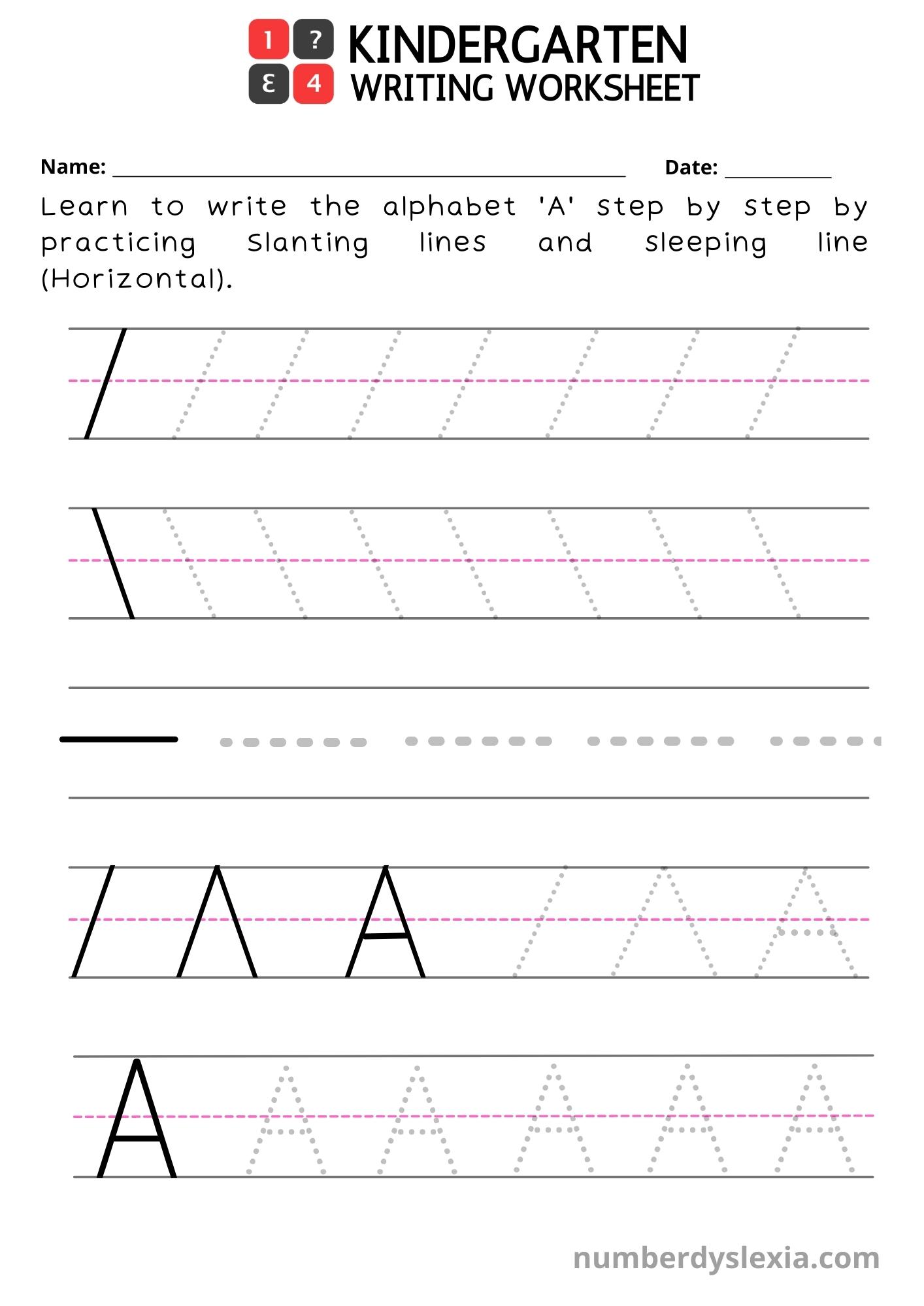 Free Printable Writing Practice For Kindergarten: Boost Skills in 2026 ...
