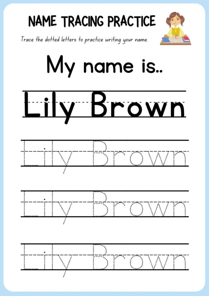 Free Printable Name Tracing Worksheets For Preschoolers – Name Tracing Booklet – Name Tracing Worksheets Free Printable Name Tracing Worksheets For Preschoolers - Name Tracing Booklet - Name Tracing Worksheets
