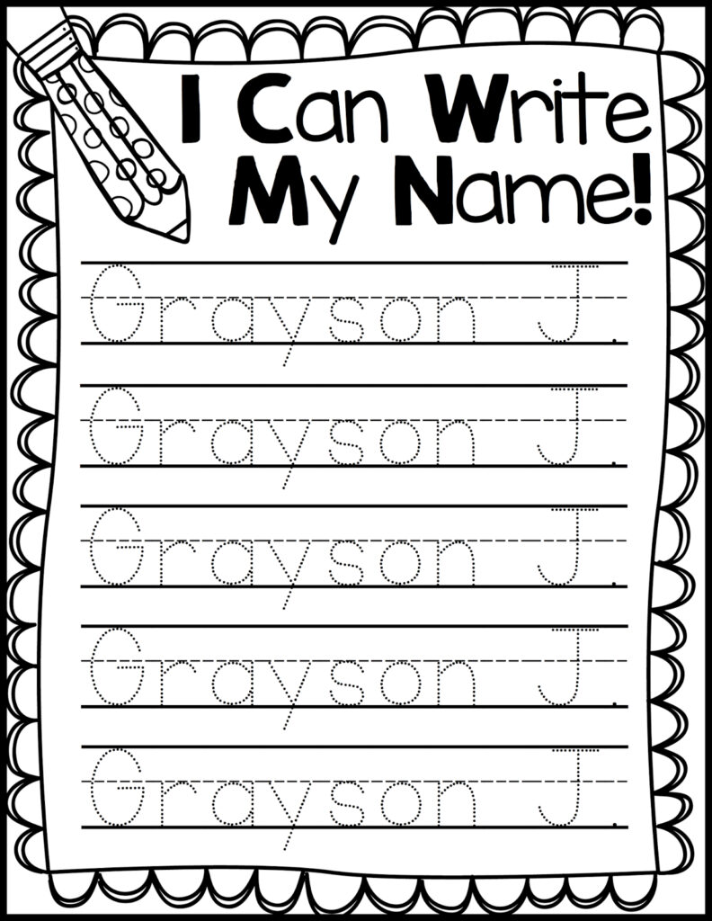 Free Printable Name Tracing Worksheets – King Printables Free Printable Name Tracing Worksheets - King Printables