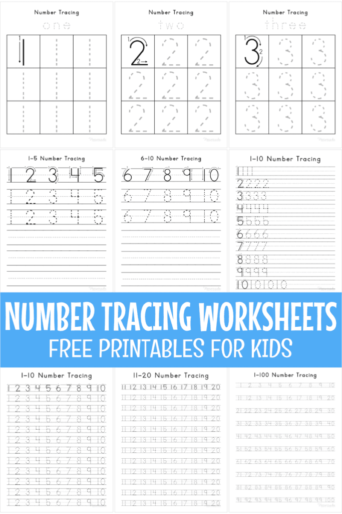 Free Printable Number Tracing Worksheets 1-100 – Worksheets Library Free Printable Number Tracing Worksheets 1-100 - Worksheets Library