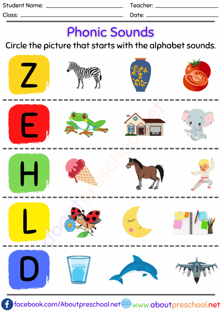 Free Printable Phonics Worksheets For Preschool - Phonics Worksheets Free Printable - Jace Printable