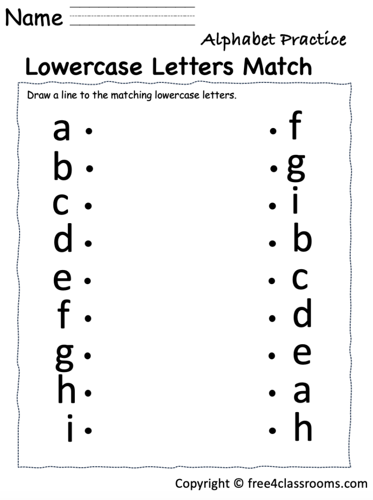 Free Printable Pre K Alphabet Worksheets Free Printable Pre K Alphabet Worksheets