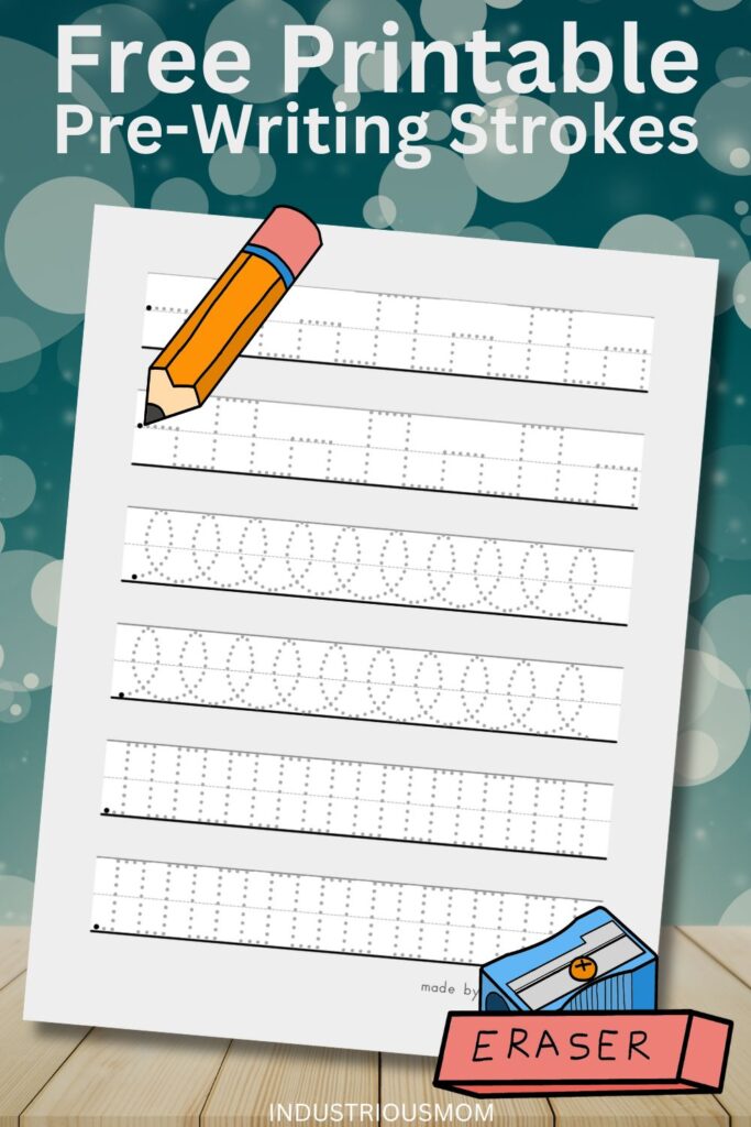Free Printable Pre-Writing Strokes Worksheets For Kids (4+) Free Printable Pre-Writing Strokes Worksheets For Kids (4+)